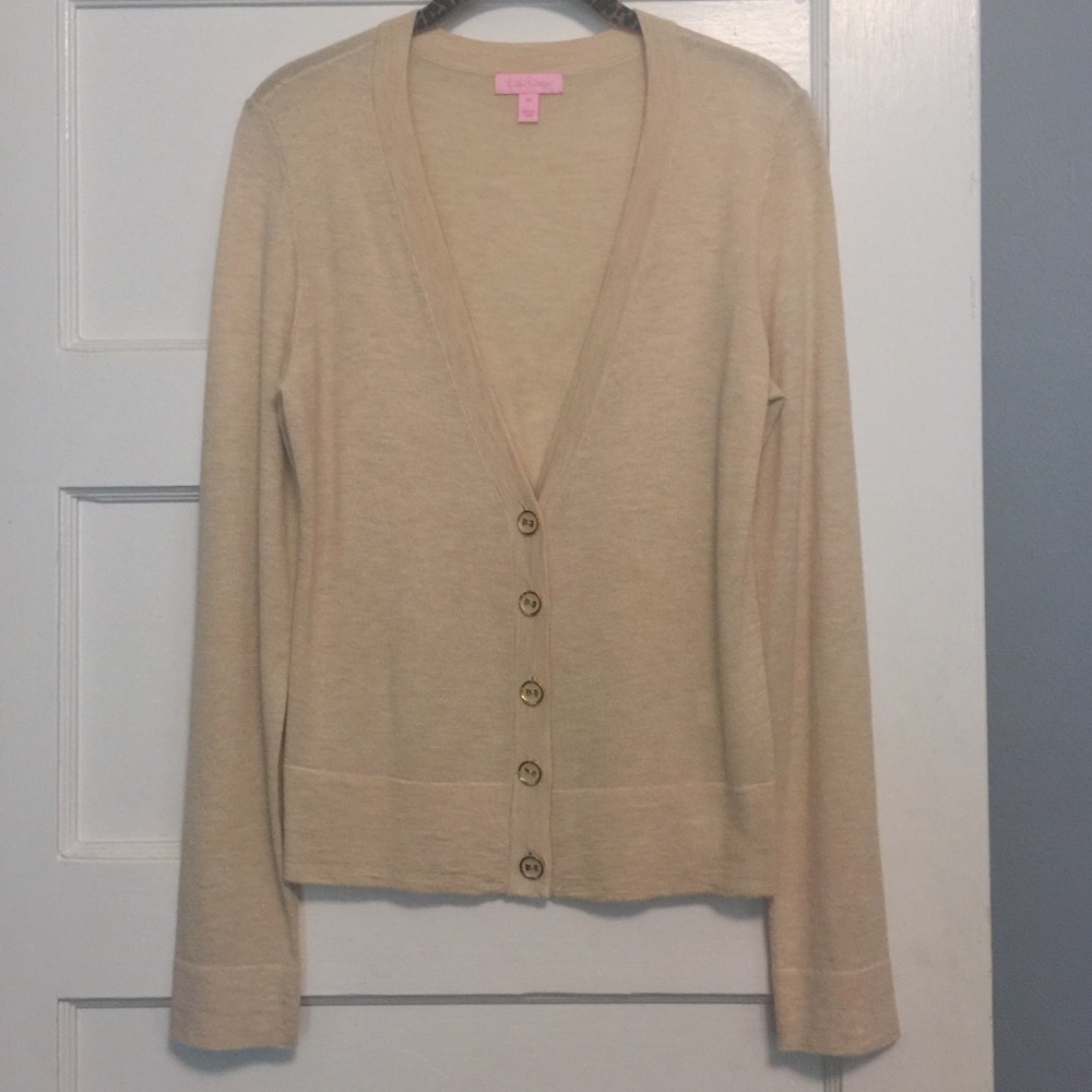 Lilly Pulitzer Champagne Cardigan